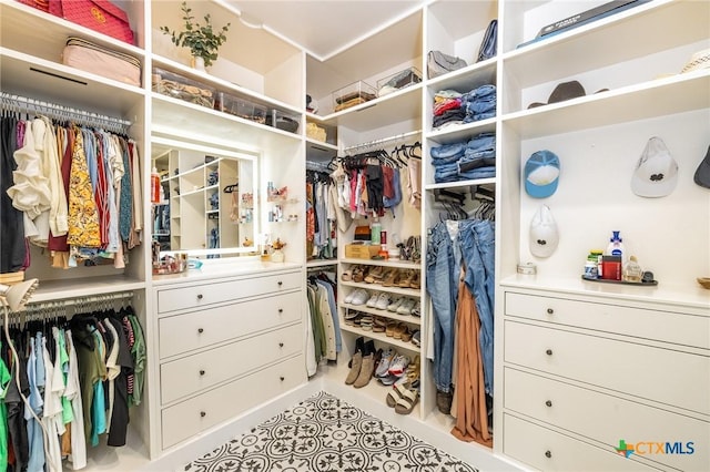 1428 Springwater, Canyon Lake, TX 78133 - walk in closet with tile patterned flooring