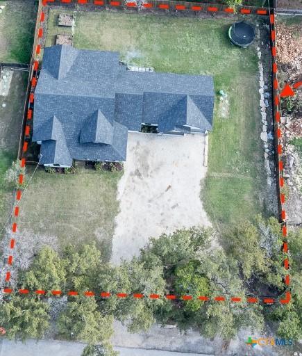 1428 Springwater, Canyon Lake, TX 78133 - aerial view of property and surrounding area