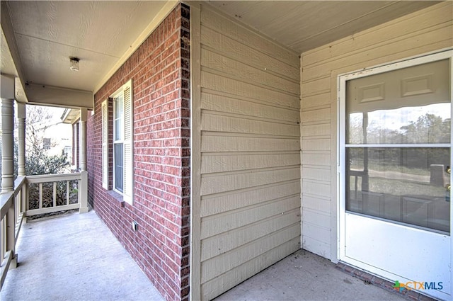 view of patio / terrace featuring a porch