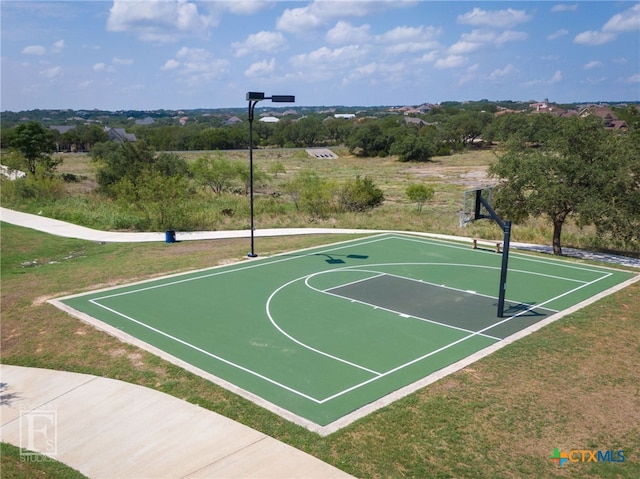 750 Cambridge Dr, New Braunfels, TX 78132 - view of basketball court with community basketball court