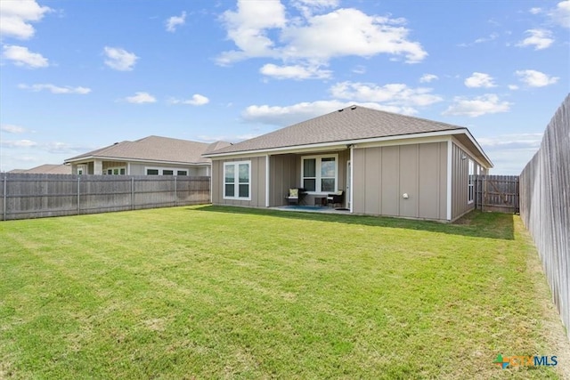 3703 Mccleland Creek Trl, Temple, TX 76502 - rear view of property featuring board and batten siding and a patio area