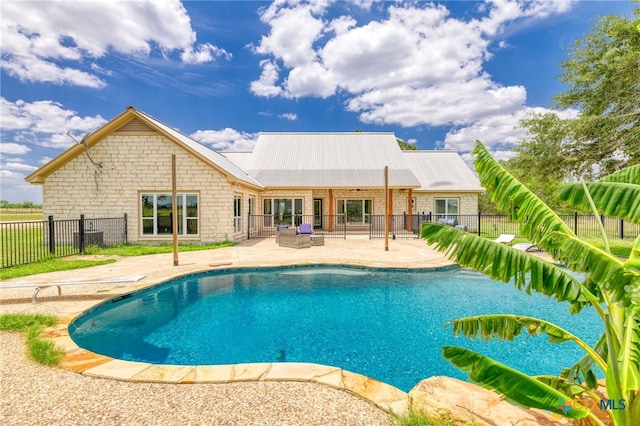 12011 Fm 1150, Luling, TX 78648 - view of pool featuring a patio