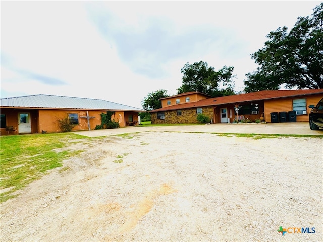 view of ranch-style home