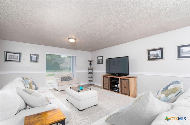 812 Trail Crest Dr, Harker Heights, TX 76548 - living room with a textured ceiling