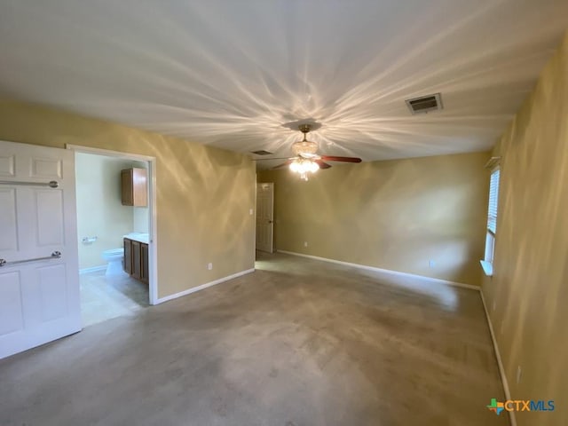 109 Hidden Mesa, Cibolo, TX 78108 - carpeted spare room featuring ceiling fan and baseboards