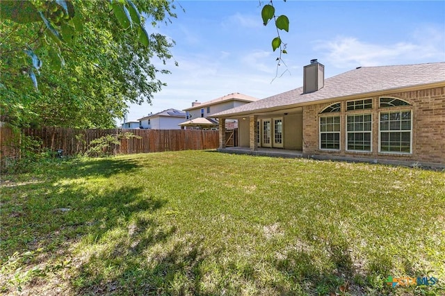 2003 Schottische Ln, Killeen, TX 76542 - view of yard with a patio and french doors