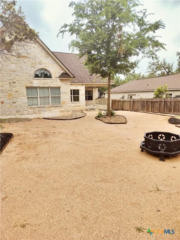127 Augusta Dr, Wimberley, TX 78676 - view of yard with fence