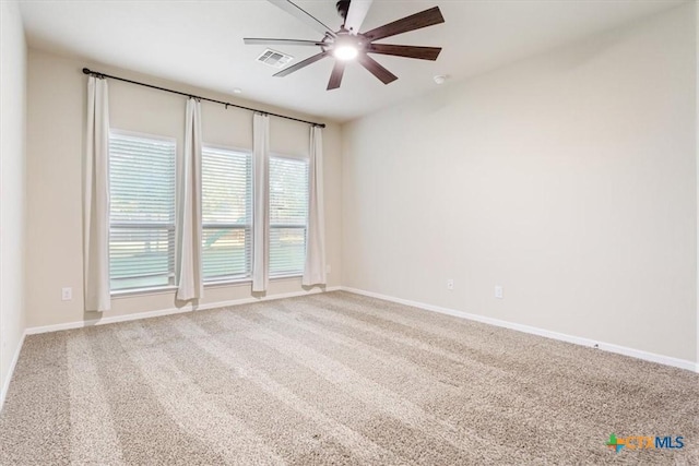 212 Lasata Ln, Belton, TX 76513 - carpeted spare room featuring ceiling fan and baseboards