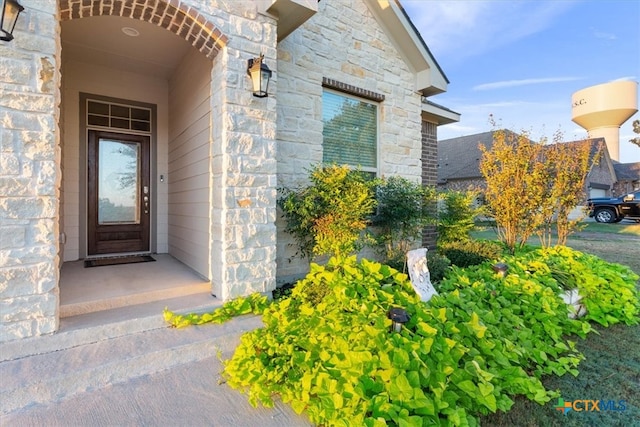 view of entrance to property