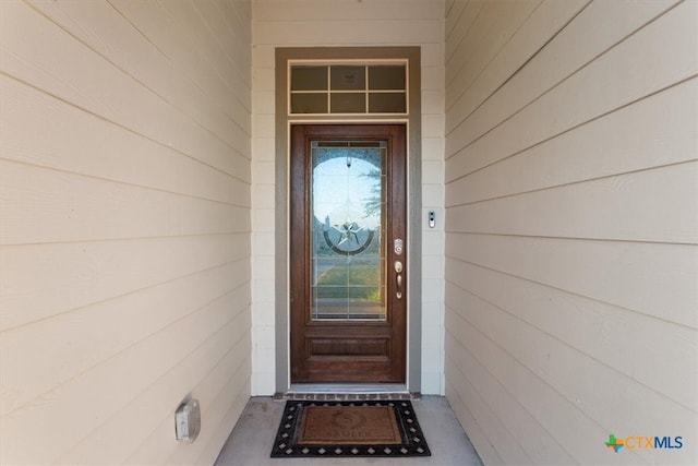 view of entrance to property