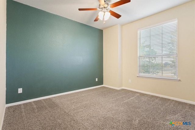 212 Lasata Ln, Belton, TX 76513 - carpeted spare room with healthy amount of natural light, a ceiling fan, and baseboards