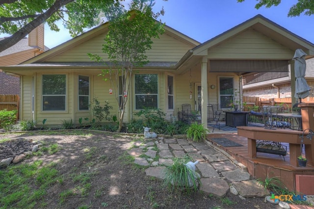 1104 Magellan, Windcrest, TX 78239 - view of front of house with a patio