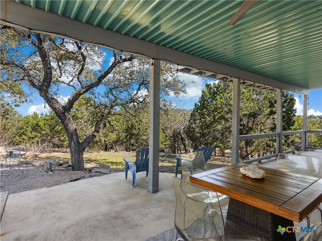 view of patio / terrace