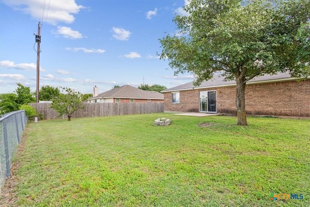 606 Aikman Dr, Troy, TX 76579 - view of yard with a patio area