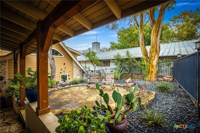 view of patio