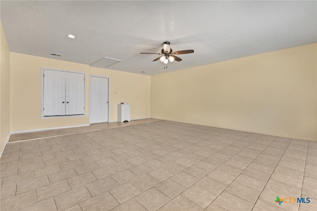 709 Aries Ave, Killeen, TX 76542 - unfurnished room with a ceiling fan and recessed lighting