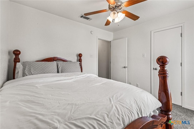 709 Aries Ave, Killeen, TX 76542 - bedroom with carpet flooring and a ceiling fan