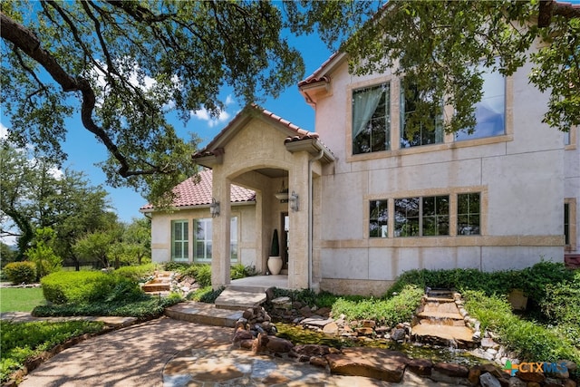 1280 Mystic Pkwy, Spring Branch, TX 78070 - view of front of property featuring stucco siding and a tiled roof