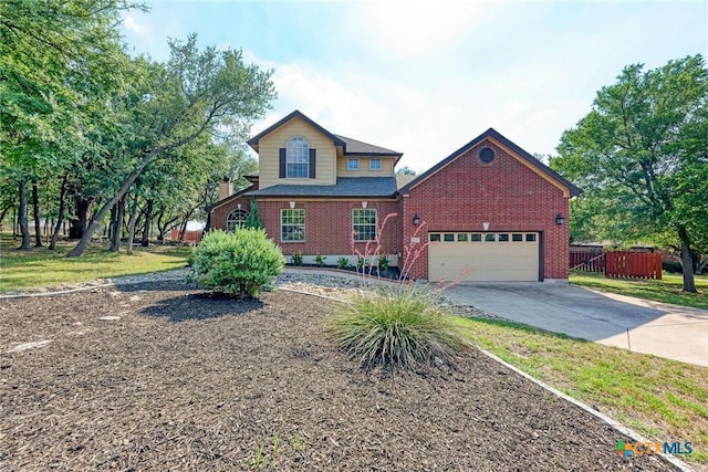 133 Ridgewood Cv, Georgetown, TX 78633 - full bath with a stall shower, double vanity, a soaking tub, wood finished floors, and a wainscoted wall