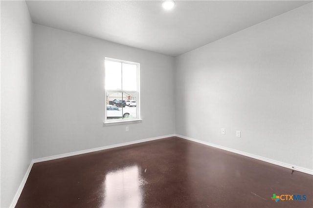3104 Goblin Dr, Killeen, TX 76549 - empty room with finished concrete floors and baseboards
