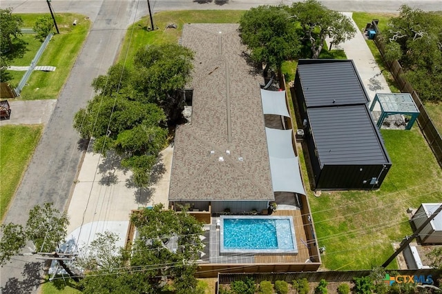 drone / aerial view
