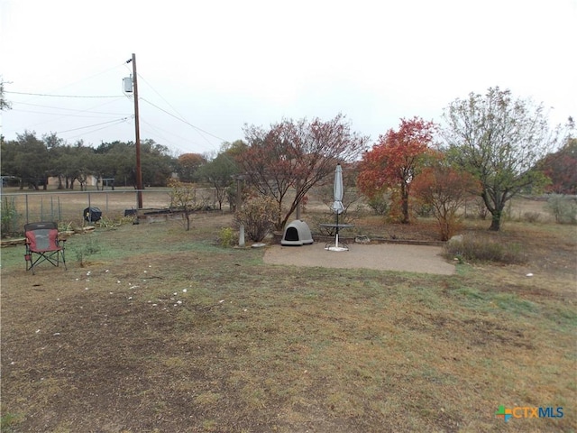 view of yard