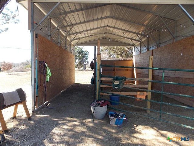 view of stable