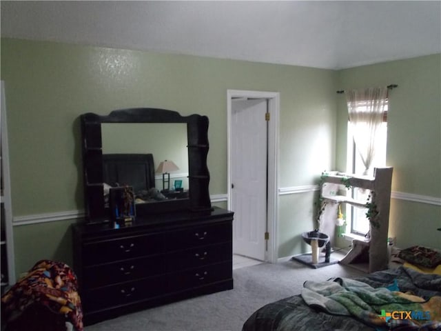 bedroom with carpet floors