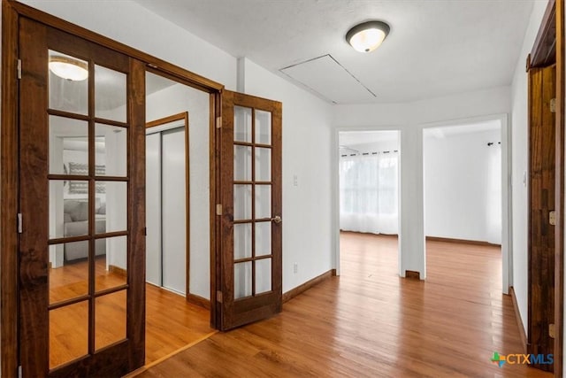 1102 S 5th St, Copperas Cove, TX 76522 - hall with french doors and wood finished floors