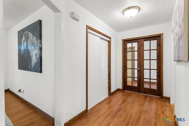 1102 S 5th St, Copperas Cove, TX 76522 - entryway with french doors and light wood finished floors