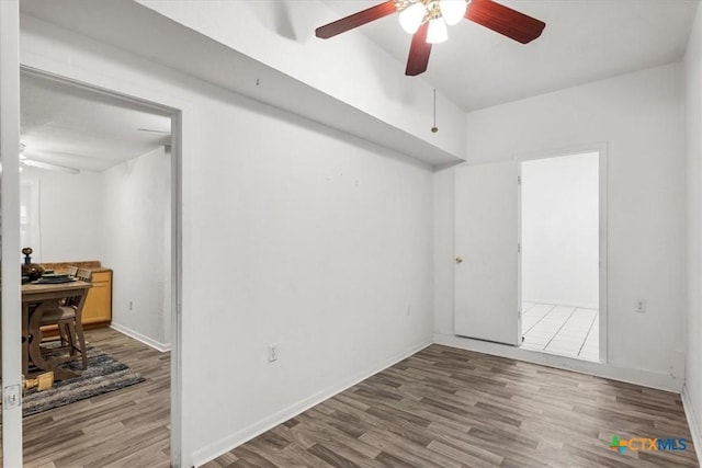 1102 S 5th St, Copperas Cove, TX 76522 - unfurnished room featuring wood finished floors and a ceiling fan