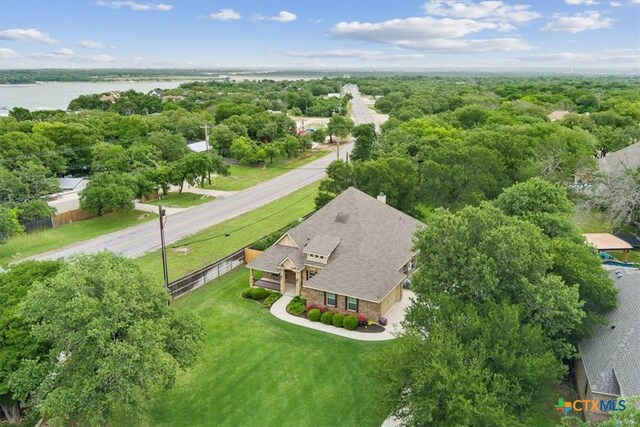 3306 Spring Canyon Rd, Belton, TX 76513 - bird's eye view with a water view