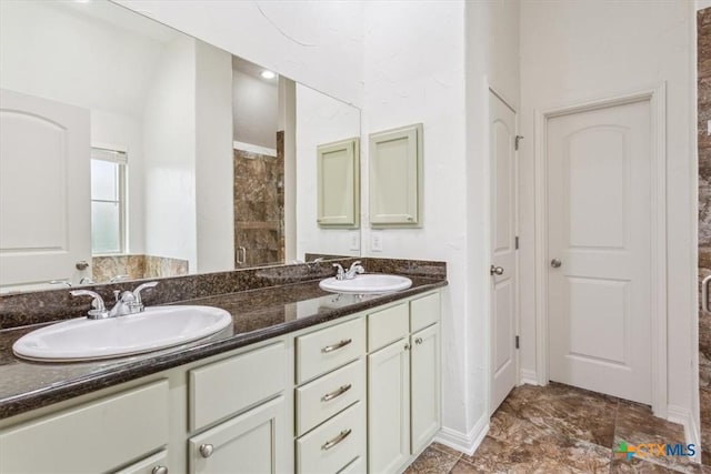3306 Spring Canyon Rd, Belton, TX 76513 - full bathroom with double vanity and a sink
