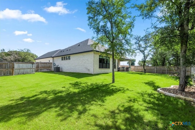813 Eagle Heights Dr, Salado, TX 76571 - view of yard with central AC unit