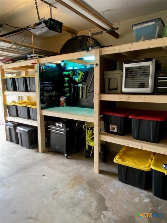 storage with a garage