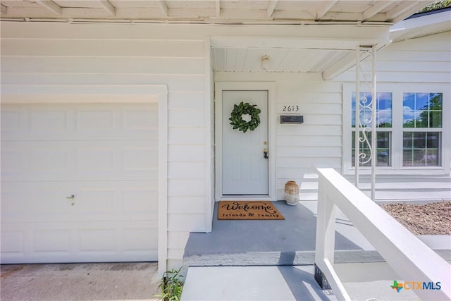 2613 Goliad St, Temple, TX 76501 - view of exterior entry with a garage