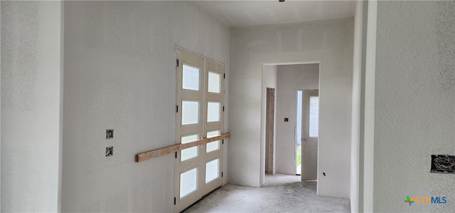 foyer with plenty of natural light