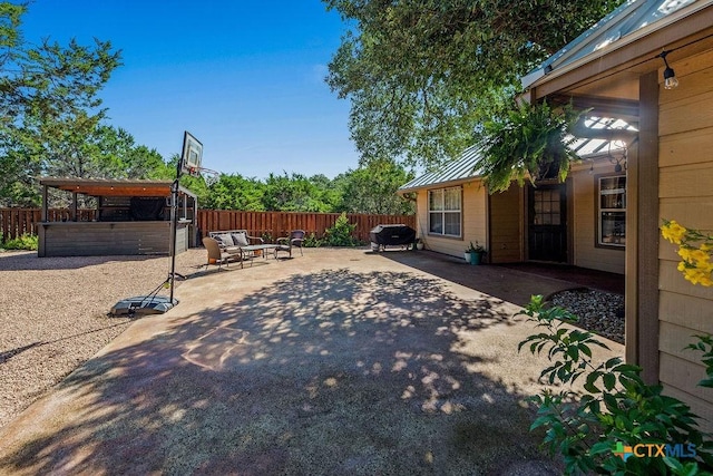 10 Long Bow Ln, Wimberley, TX 78676 - view of patio / terrace with grilling area