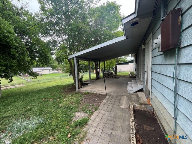 2110 Terrace Dr, Copperas Cove, TX 76522 - view of yard featuring a patio and fence