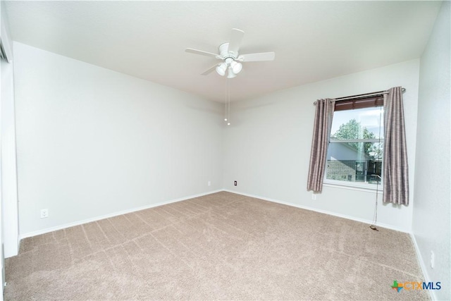 232 Pevero, Cibolo, TX 78108 - carpeted empty room with ceiling fan and baseboards