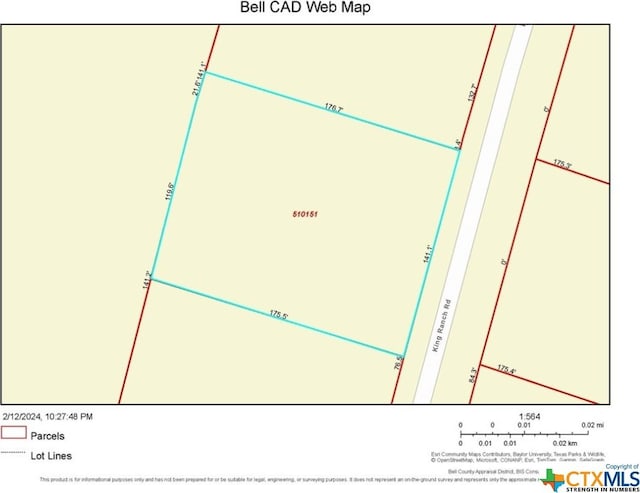 1437 King Ranch Rd, Salado TX, 76571 land for sale