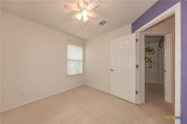 3259 Wren Brook Dr, New Braunfels, TX 78130 - unfurnished bedroom with carpet flooring, a ceiling fan, and baseboards