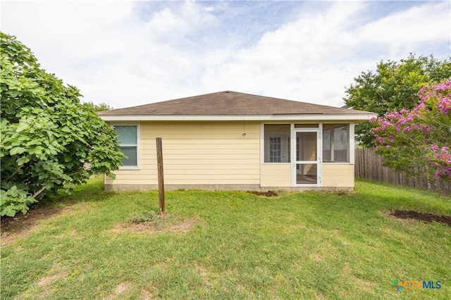 3259 Wren Brook Dr, New Braunfels, TX 78130 - back of house featuring a sunroom