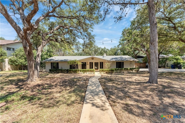 view of ranch-style home