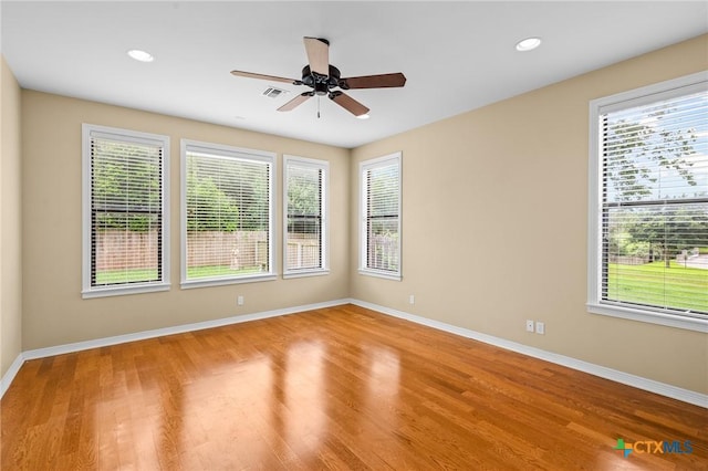 26 Cotswold Ln, Victoria, TX 77904 - unfurnished room featuring healthy amount of natural light, light wood-style flooring, and recessed lighting
