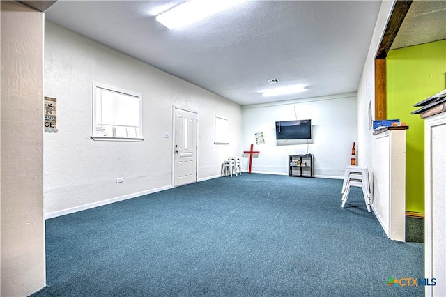 interior space featuring carpet floors
