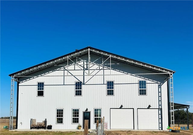 view of home's exterior featuring a garage