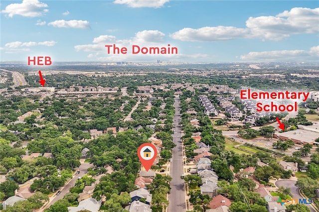 drone / aerial view