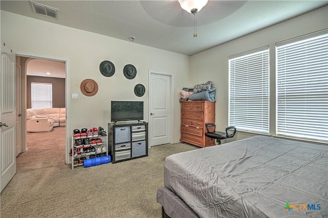 9006 Single Bend Trl, Temple, TX 76502 - bedroom featuring carpet and a ceiling fan