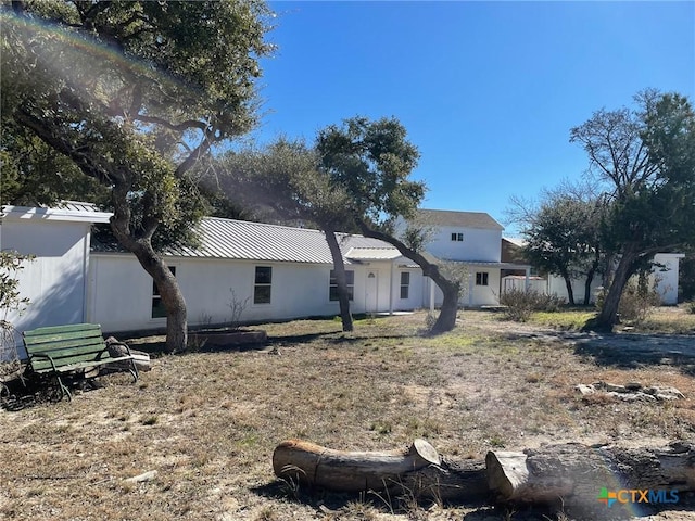 view of back of property